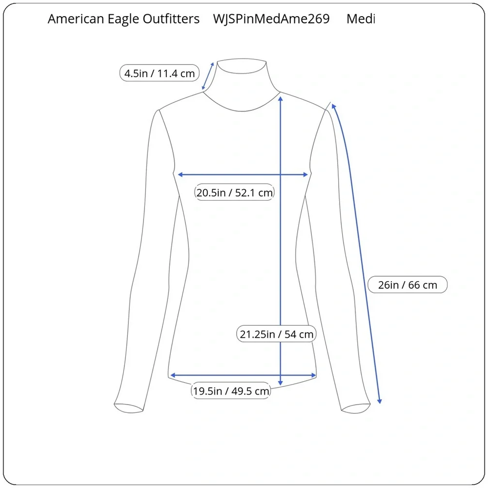 🔥NWT🔥 American Eagle Outfitters Mock Turtleneck Women’s Sweater - Picture 7 of 7